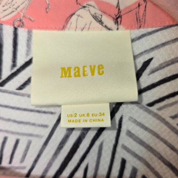 ANTHROPOLOGIE MAEVE TOURISTA SAILBOAT ROMPER PINK WITH BLUE ACCENT SIZE SMALL - Picture 4 of 8